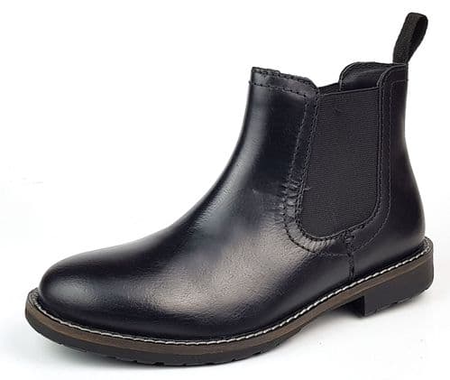 Oaktrak - Oakham Black Chelsea Boots